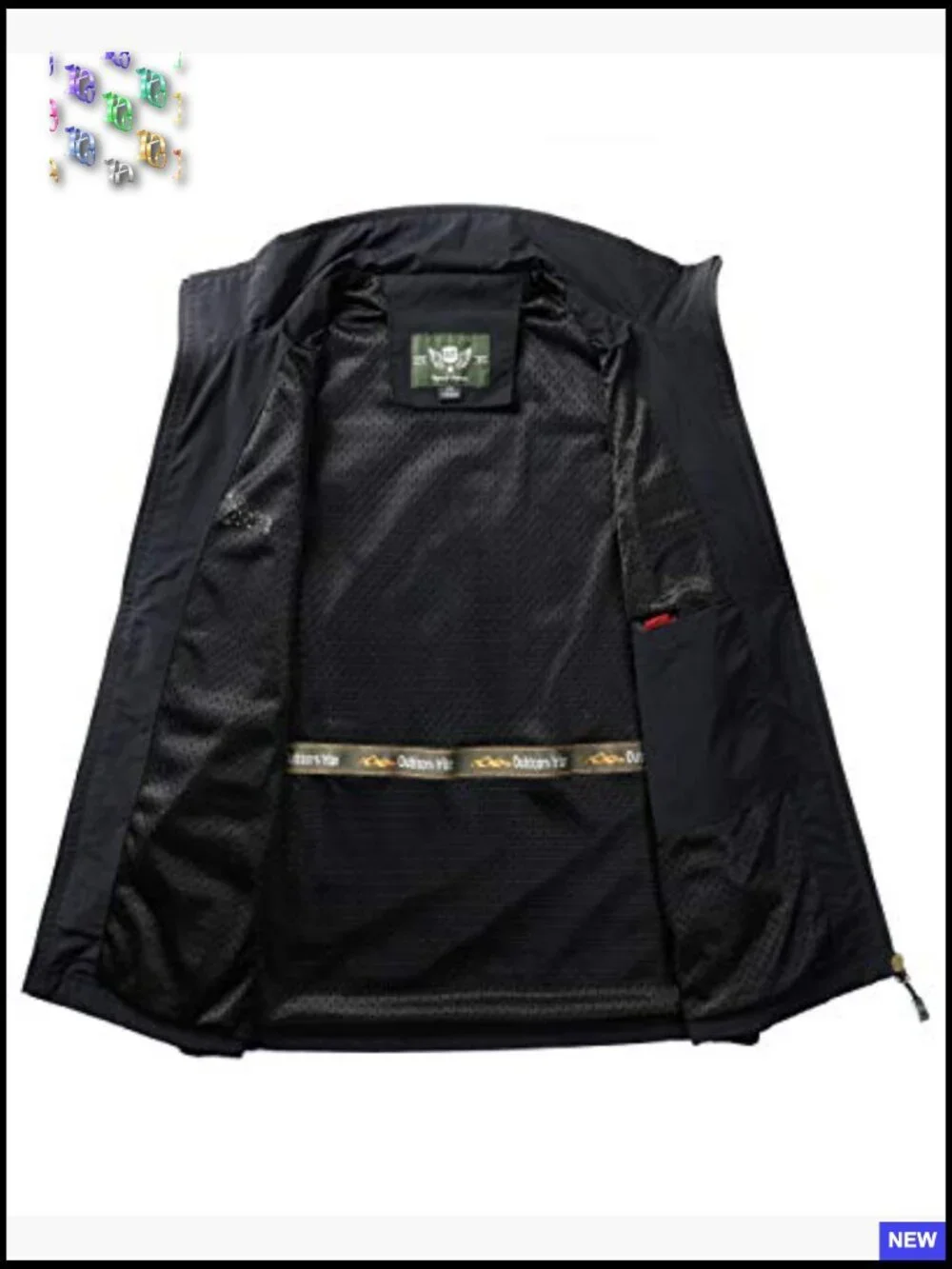 Lightweight Outdoor Vest Multi-Pocket Casual Travel Work Fishing Utility